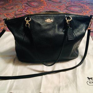 COPY - Authentic Coach Crossbody Handbag Satchel - Black